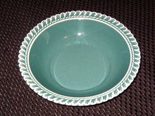 Harker Corinthian Teal Fruit Dessert Bowl
