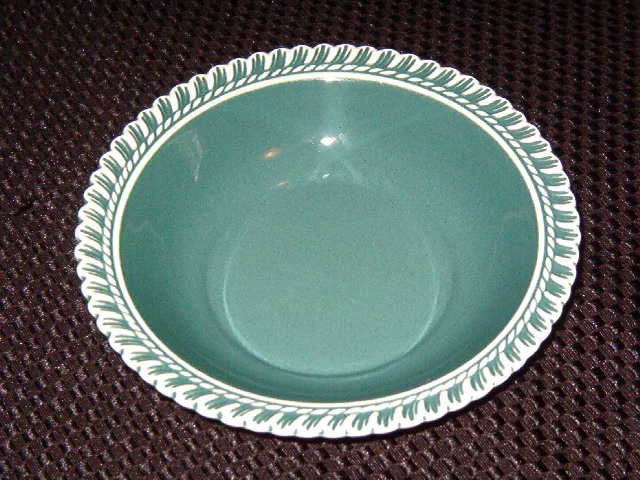 Harker Corinthian Teal Fruit Dessert Bowl