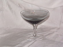 Fostoria Debutante Gray Champagne Tall Sherbet