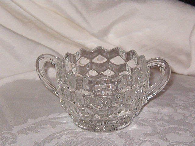 Fostoria American Clear Open Sugar
