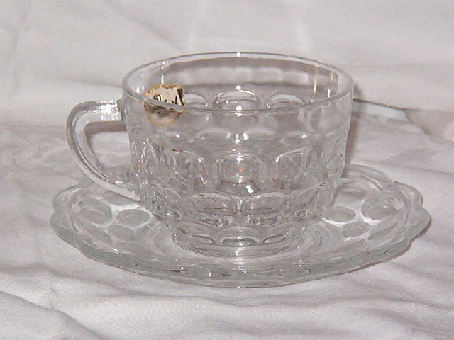 Federal Glass Yorktown Cup & Saucer