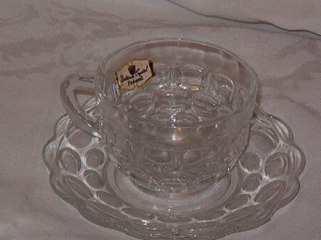 Federal Glass Yorktown Cup & Saucer