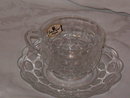 Federal Glass Yorktown Cup & Saucer