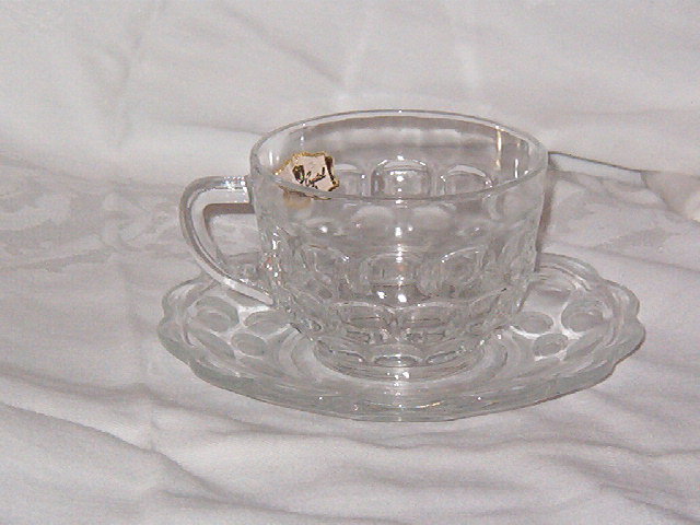 Federal Glass Yorktown Cup & Saucer
