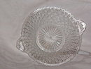 Indiana Glass Honeycomb Handled Relish Dish