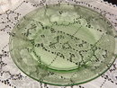 Federal Glass Georgian Green Luncheon Plate