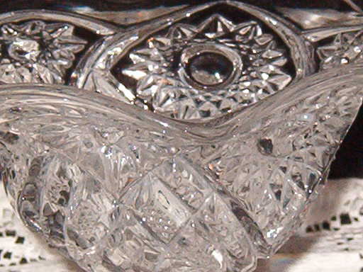 Imperial Glass Hobstar Flared Jam/Jelly Open