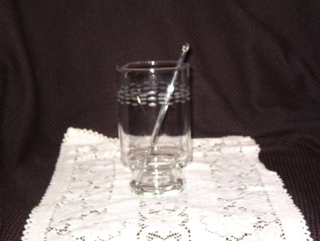 Princes House Crystal Heritage Beverage Server w/Stir Stick