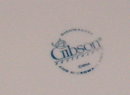 Gibson Designs Fruit Salad Plate