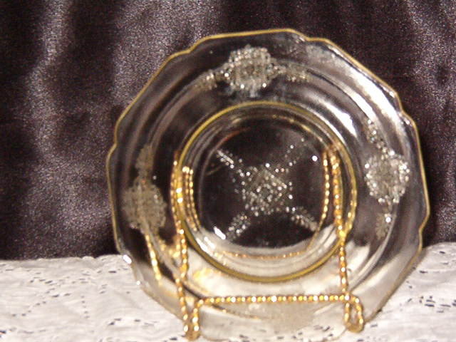 Hazel Atlas Roxana Amber Bread & Butter Plate