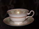 Wedgwood Columbia Sage Green Footed Cup & Saucer