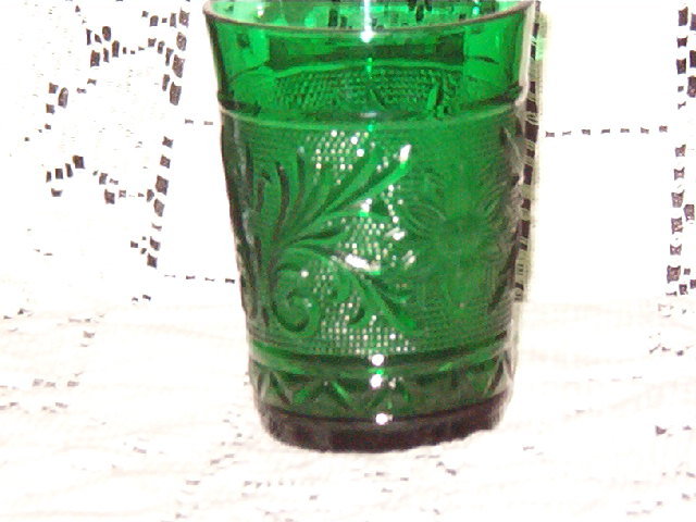 Anchor Hocking Sandwich Forest Green Tumbler