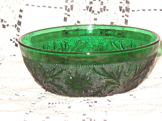 Anchor Hocking Sandwich Forest Green Bowl