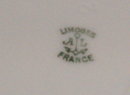 Lanternier Limoges Luncheon Plate