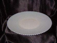 MacBeth Evans Petalware Cremax Beige Cake Plate