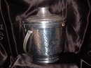 Hammered Aluminum Italy Ice Bucket