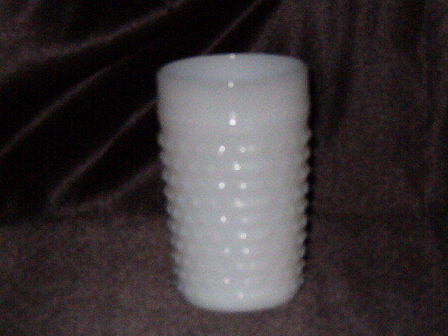 Anchor Hocking Hobnail Milk Glass Tumbler