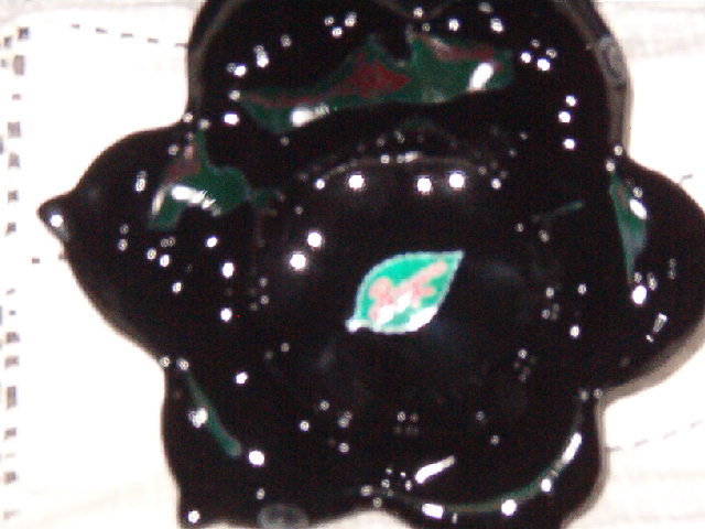 4 Black Ice Cream Dishes