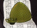 Anchor Hocking Daisy & Button Green Snack Set