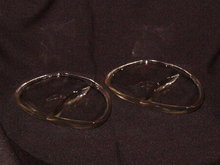 Pair Vintage Divided Relish Dishes