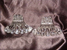 Anchor Hocking Boopie Clear Candlestick