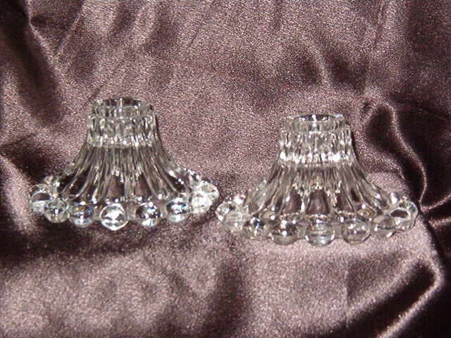 Anchor Hocking Boopie Clear Candlestick