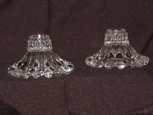 Anchor Hocking Boopie Clear Candlestick