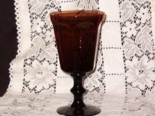 Lenox Crystal Antique Brown Water Goblet