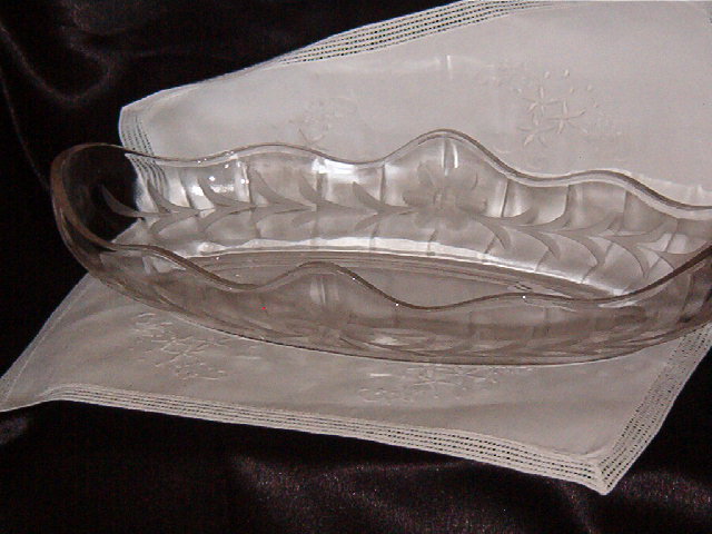 Vintage Pressed Glass Dish