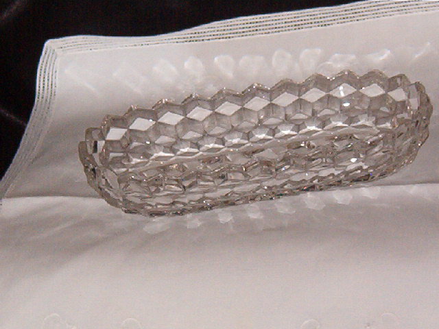 Fostoria American Clear Pickle Dish