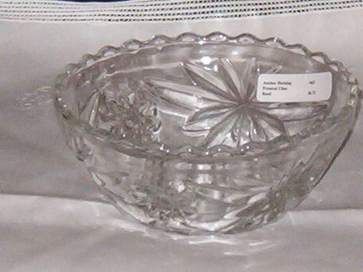 Anchor Hocking Early American Prescut Clear Bowl