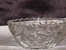 Anchor Hocking Early American Prescut Clear Bowl