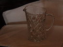 Anchor Hocking Prescut Pineapple Milk Pitcher