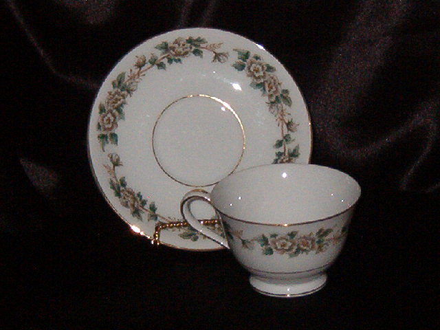 Noritake China Laurette Cup & Saucer