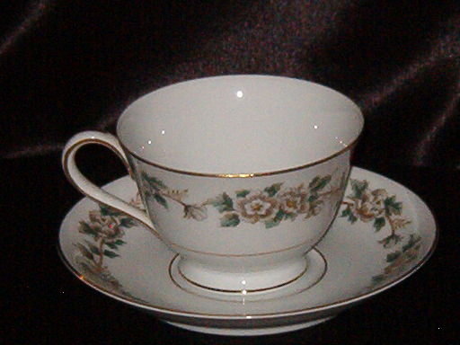 Noritake China Laurette Cup & Saucer