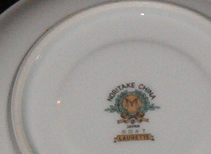 Noritake China Laurette Cup & Saucer