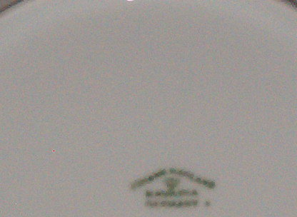 Johann Haviland Sepia Rose Salad Plate