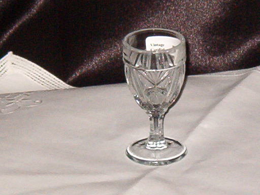 Pressed Glass Cordial