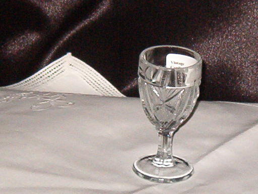 Pressed Glass Cordial