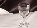 Pressed Glass Chain Cordial