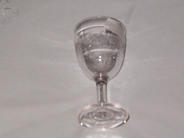 Pressed Glass Chain Cordial