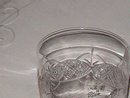 Pressed Glass Chain Cordial