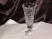 Fostoria American Clear Bud Vase Flared