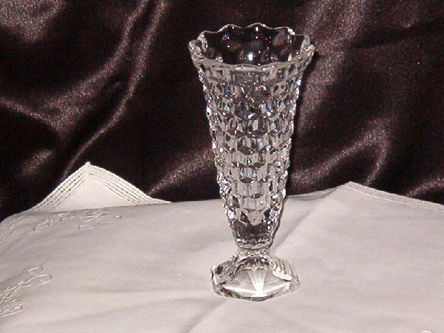Fostoria American Clear Bud Vase Flared