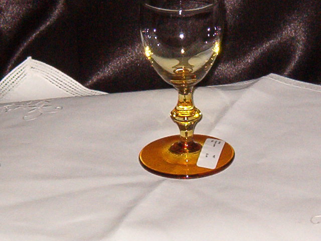 Libbey Rock Sharpe Forever Amber Wine