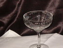Vintage Etched Champagne Sherbet