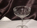 Vintage Etched Champagne Sherbet