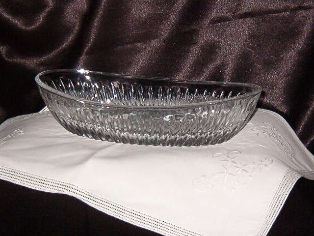 Oval Crystal Dish