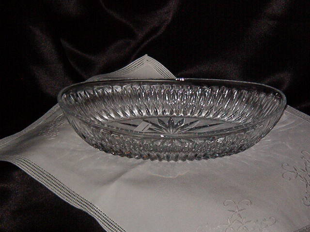 Oval Crystal Dish