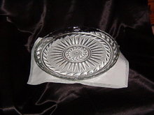 Round Crystal Sandwich Tray